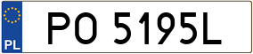 Truck License Plate